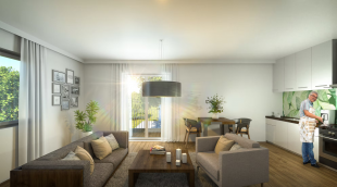 Seniorenwohnen Eschenhof Burg - Wohnküche